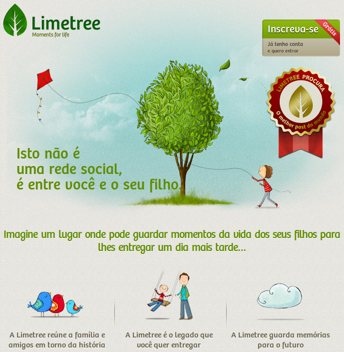 Captura da web de Limetree